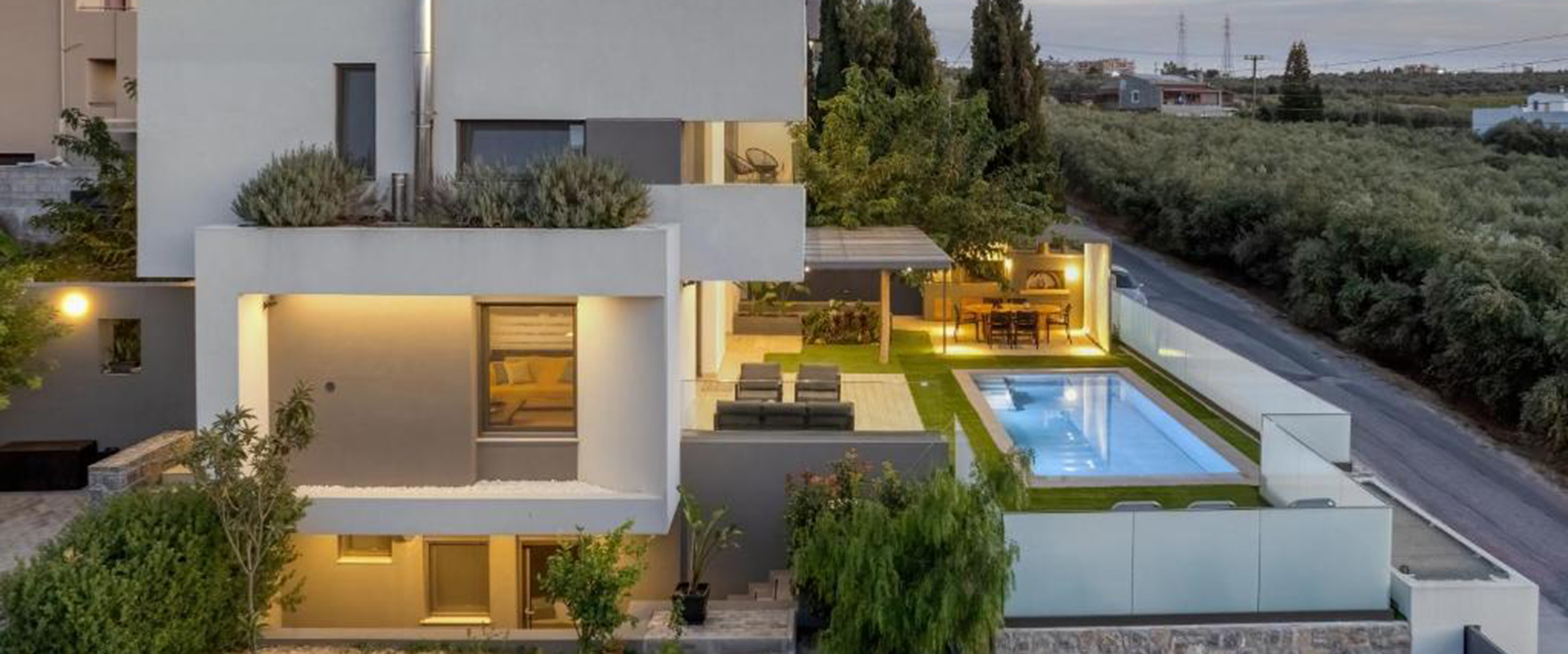 Crystal Sun Villa - North View